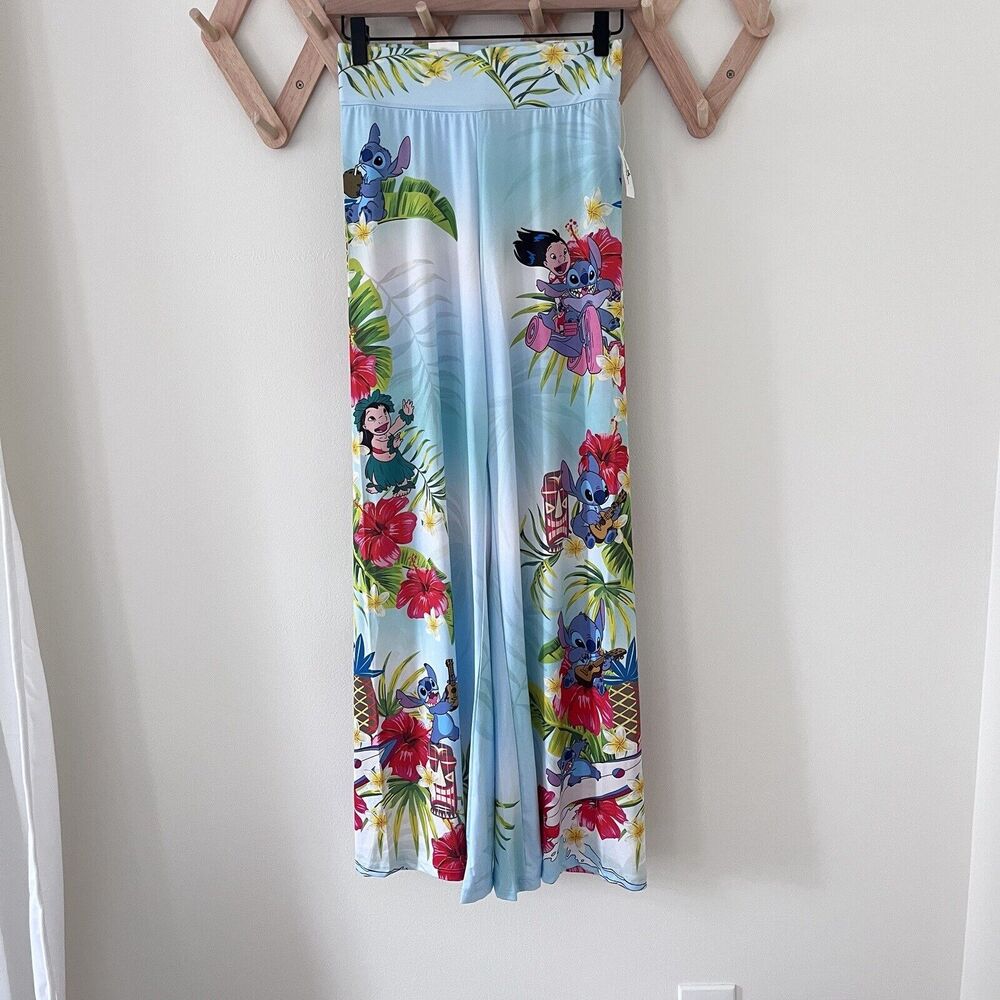 NWT Disney Parks Lilo & Stitch Silken Women's Lounge Pants - Small
